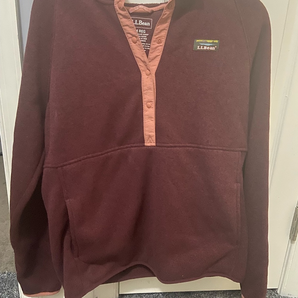 L.L. Bean Maroon Pullover